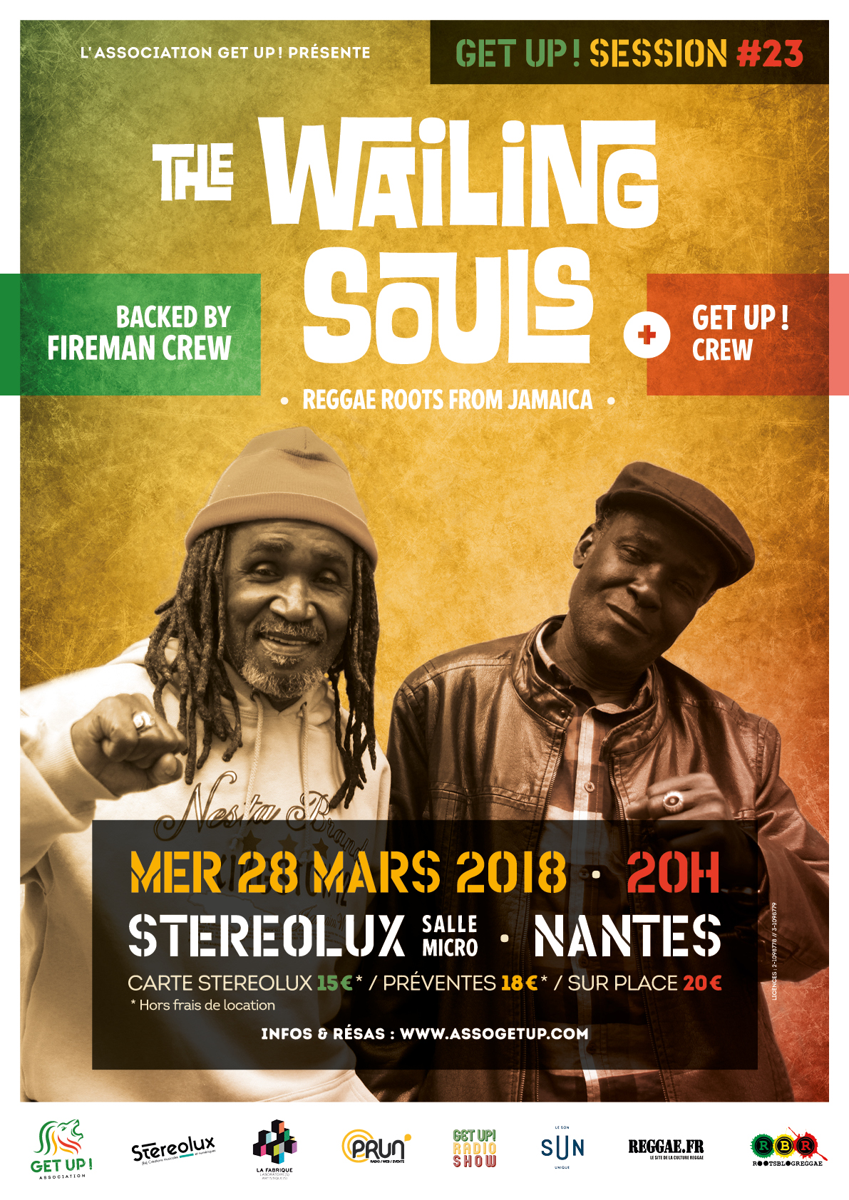 THE WAILING SOULS Reggae Roots From Jamaica ! Association Get Up